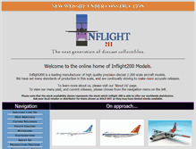 Tablet Screenshot of inflight200-models.com